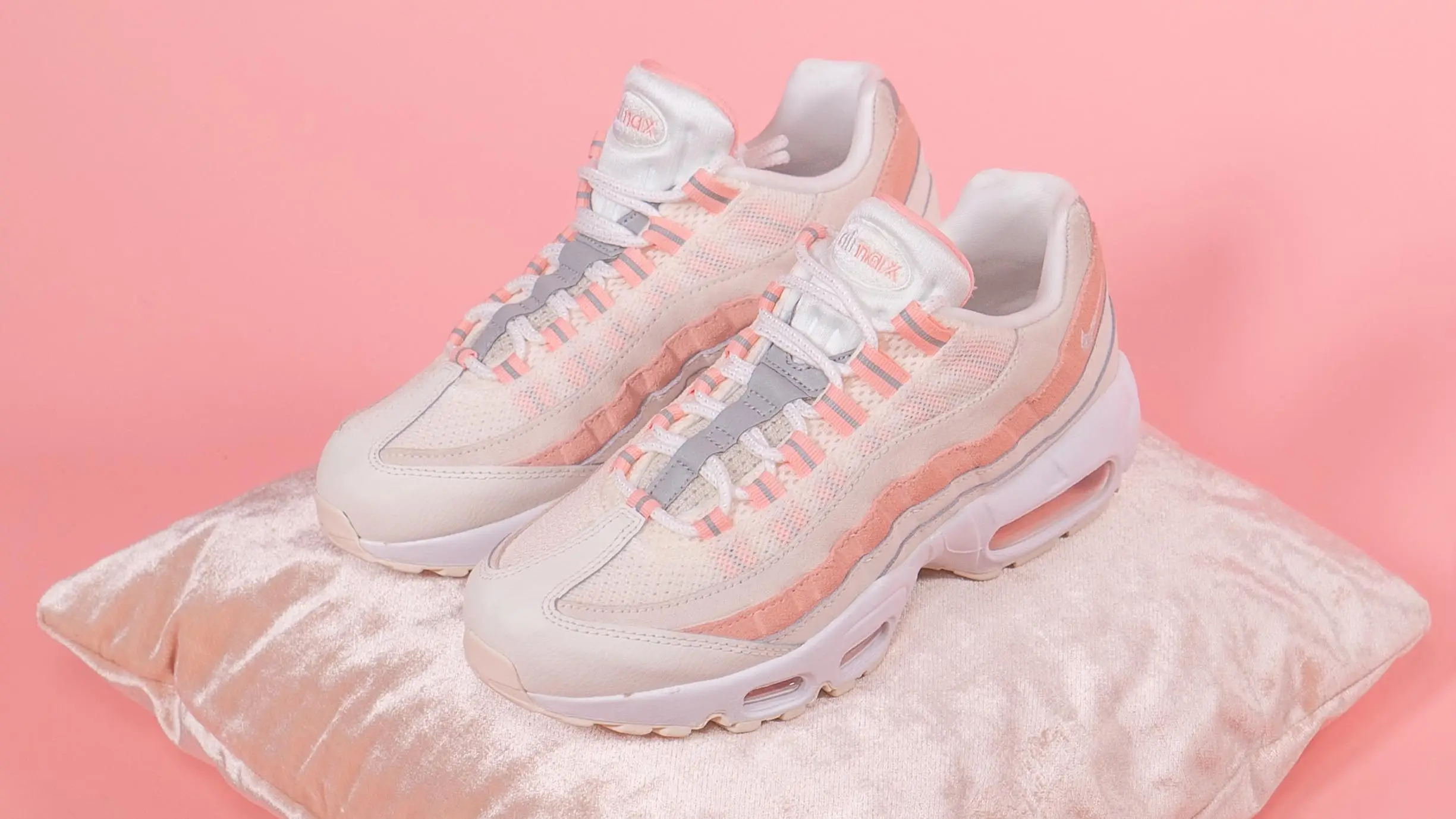 An Exclusive Look At The Nike Air Max 95 Bleached Coral The Sole