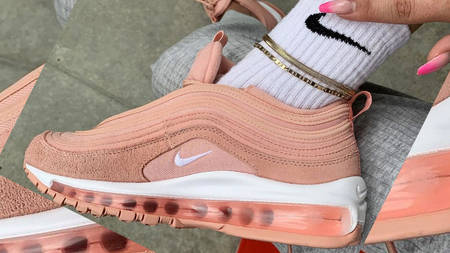 This Nike Air Max 97 In "Coral Stardust" Is Under £100 At Foot Locker! This Nike Air Max 97 In "Coral Stardust" Is Under £100 At Foot Locker!