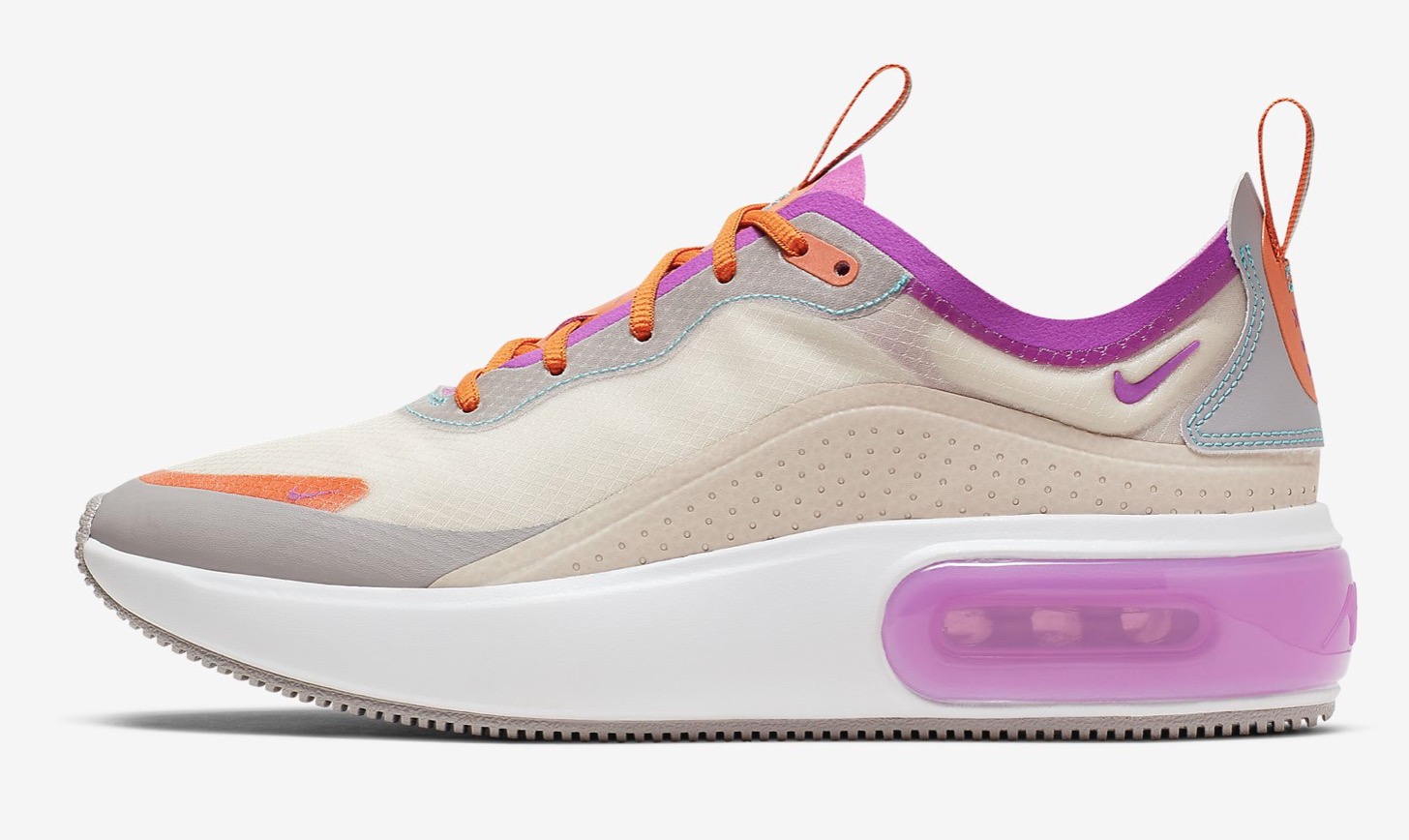 Nike Air Max DiaÂ Light Orewood Brown/Starfish/Atmosphere Grey/Hyper Violet outer wall