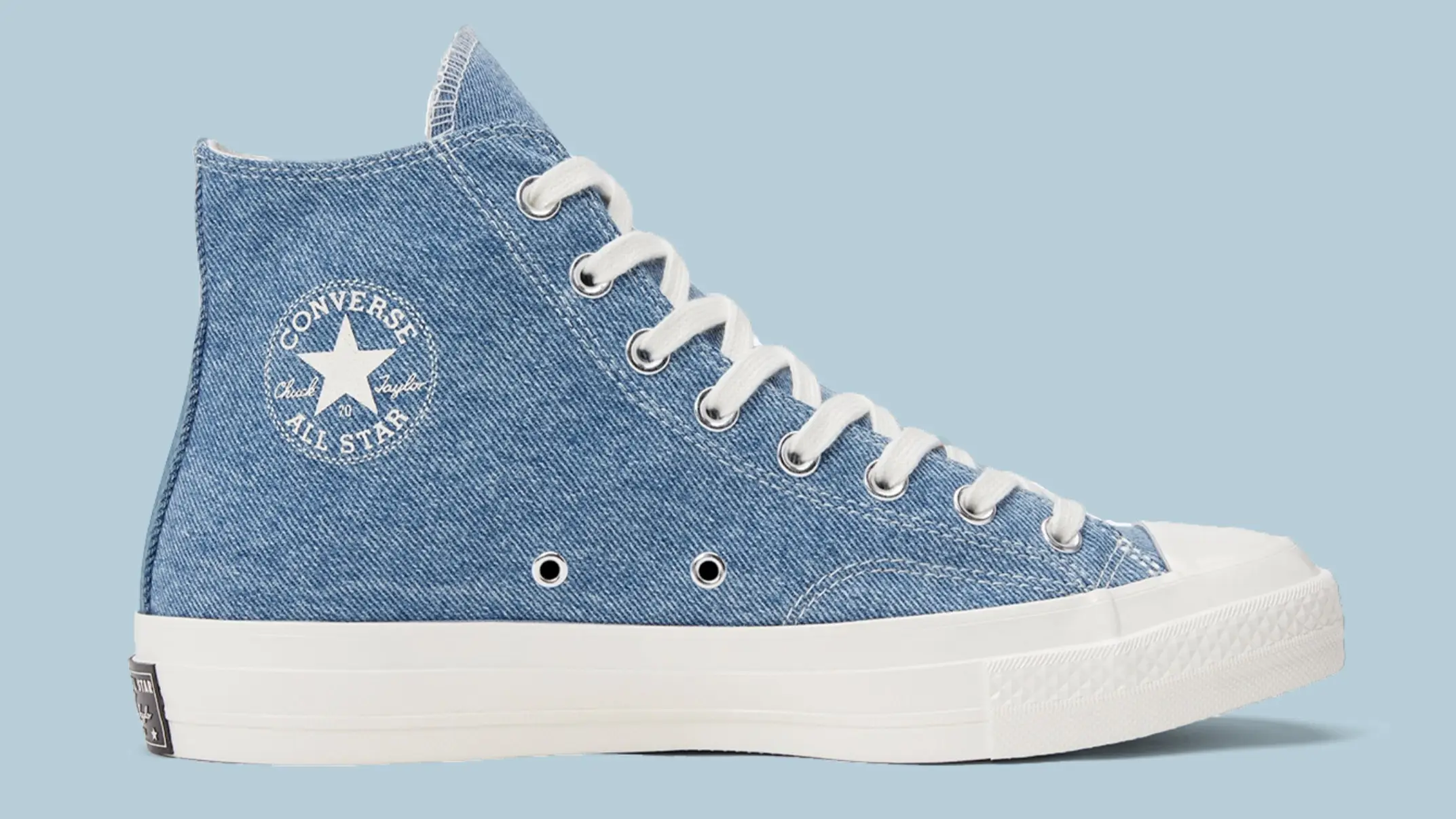 The Converse Chuck 70 Hi Gets Dressed In Denim | The Sole Supplier