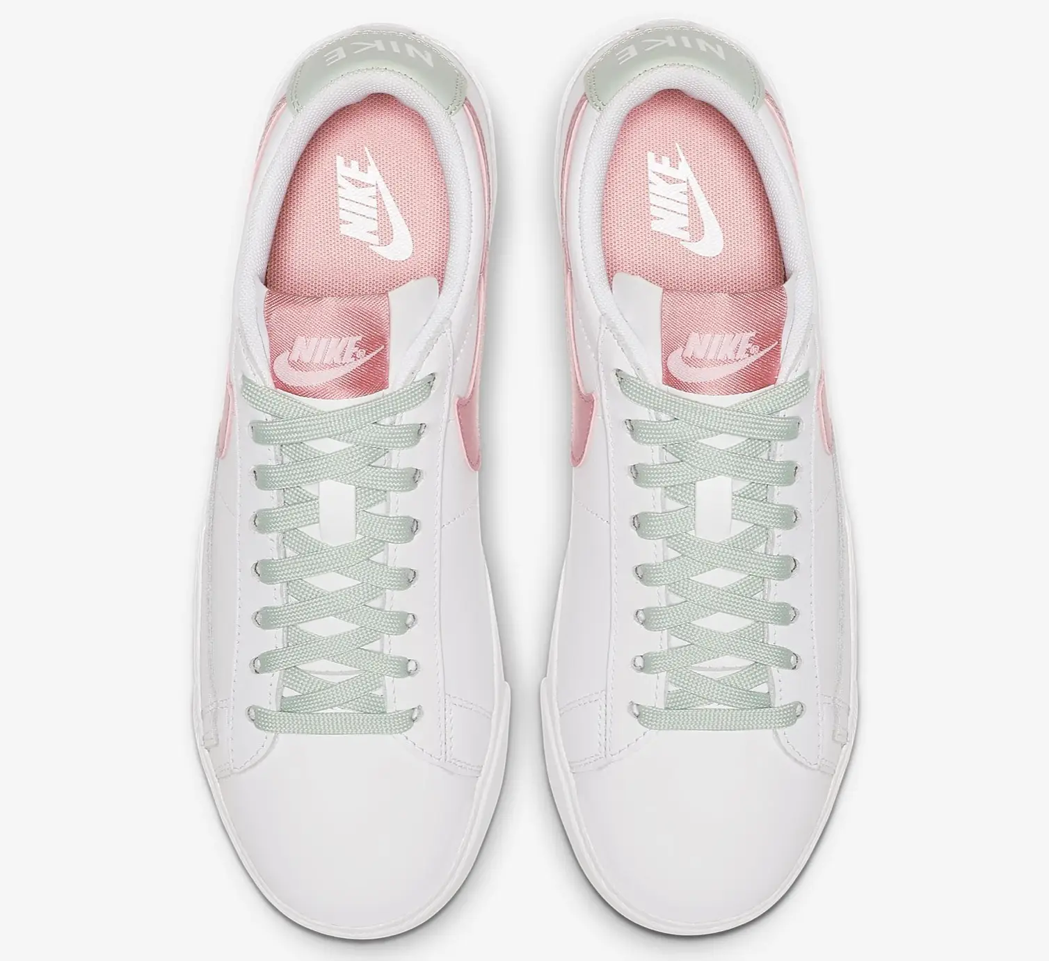 Feel Pretty In Pistachio And Bleached Coral On The Nike Blazer Low The Sole Supplier