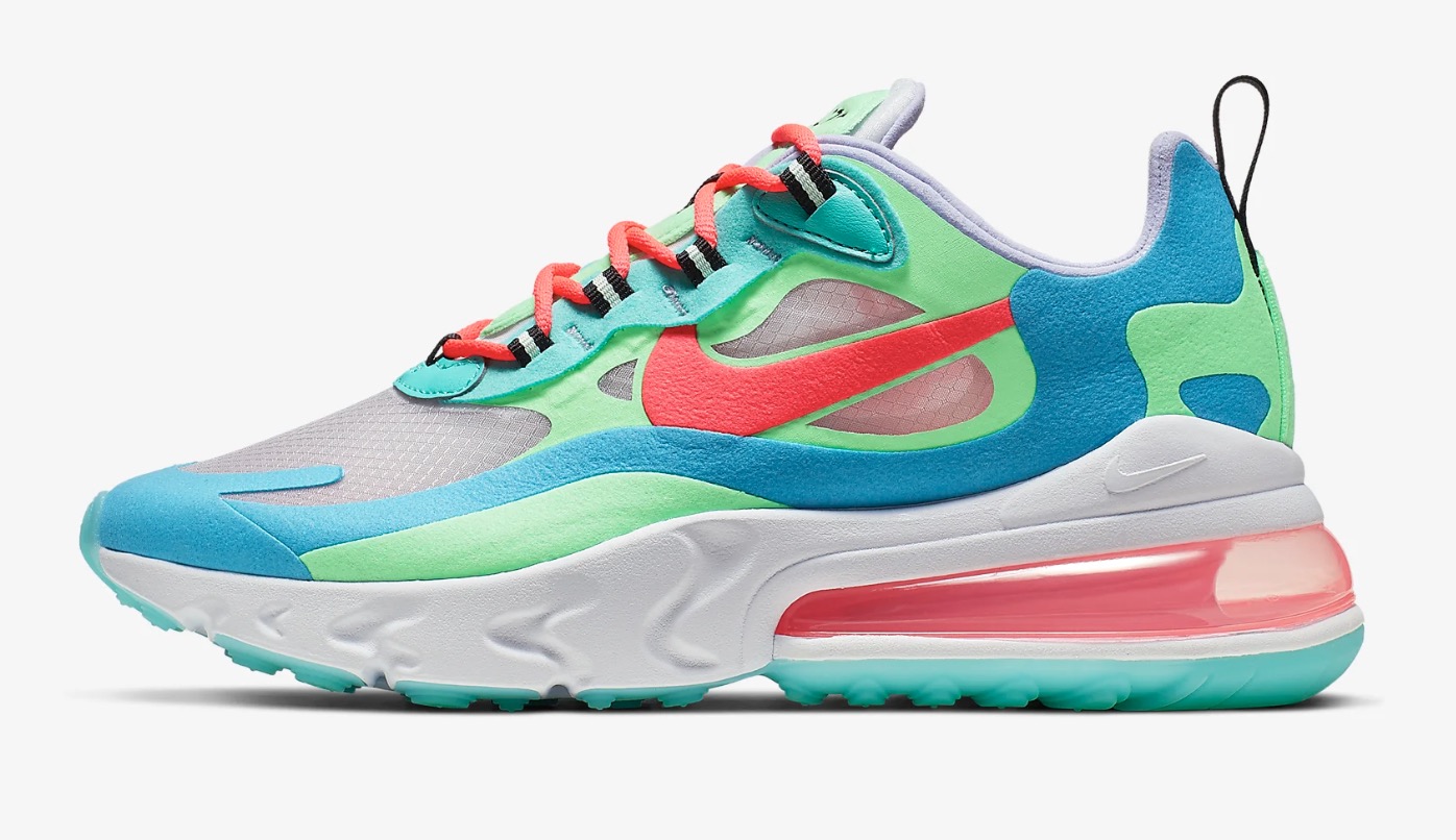 Air Max 270 React Blue Lagoon/Hyper Jade 