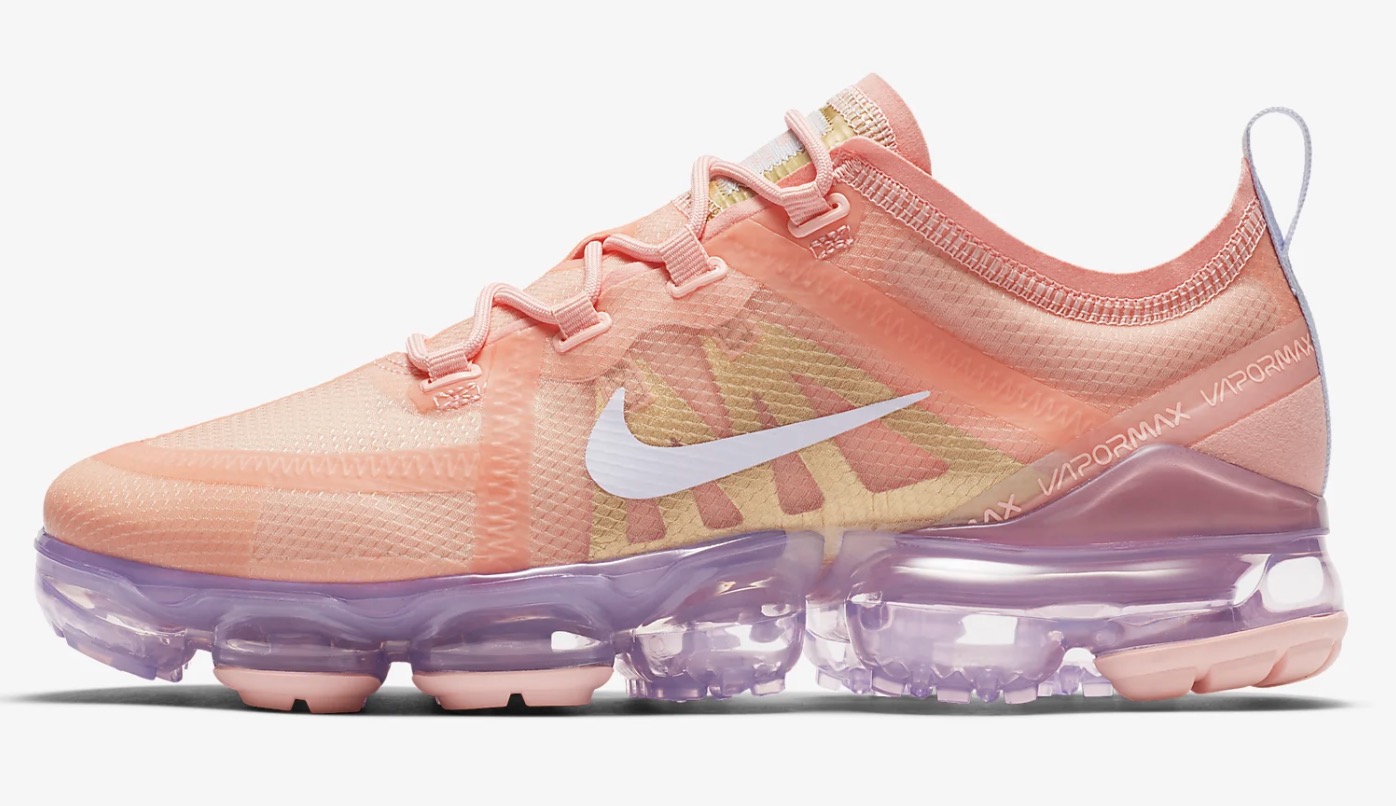 Air VaporMax 2019 Bleached Coral Amethyst Tint