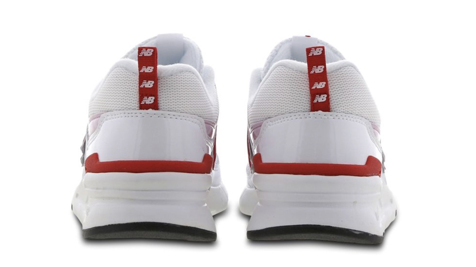 New Balance W997 White Pink Red