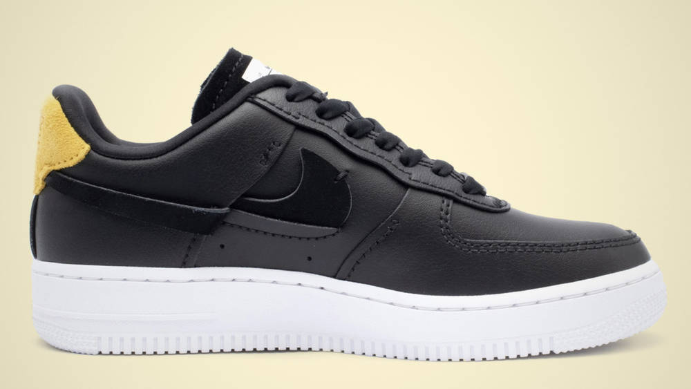 Nike Air Force 1 Black Yellow Nike Air Force 1 Black Yellow