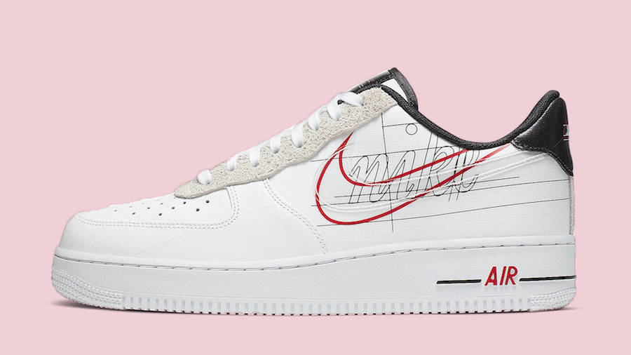 A Closer Look At The Nike Air Force 1 Script Swoosh The Sole Supplier