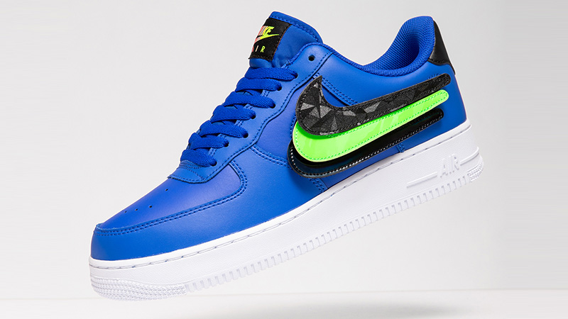 air force one blue swoosh