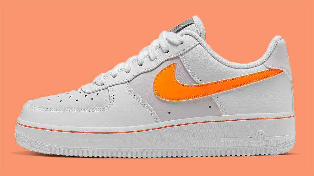 Nike Air Force 1 White Total Orange Nike Air Force 1 White Total Orange