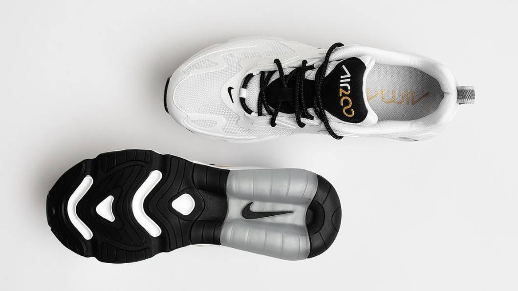 Nike Air Max 200 White Metallic Gold