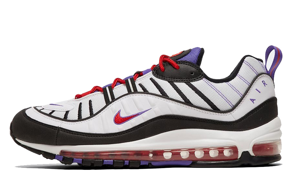 nike air max 98 pure platinum/obsidian/kinetic green/sunset pulse