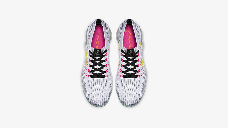vapormax flyknit 3 white dynamic yellow