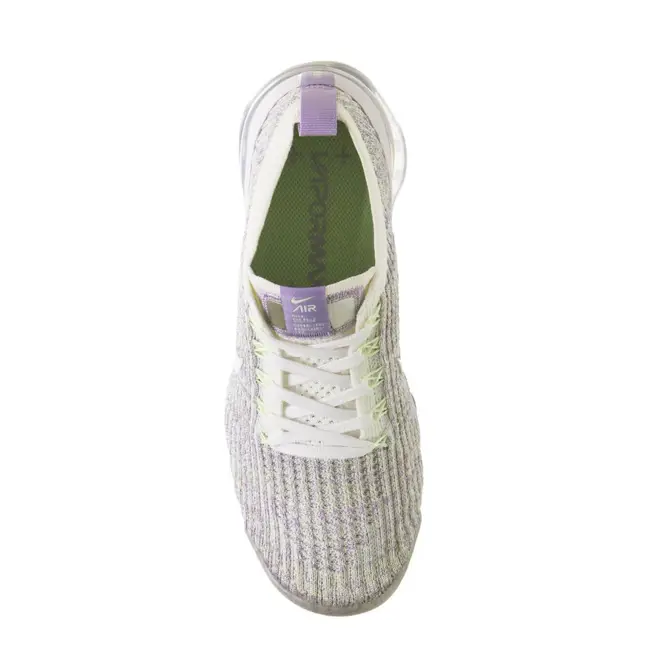 Nike women's air vapormax flyknit 3 shoes white/volt/purple best sale