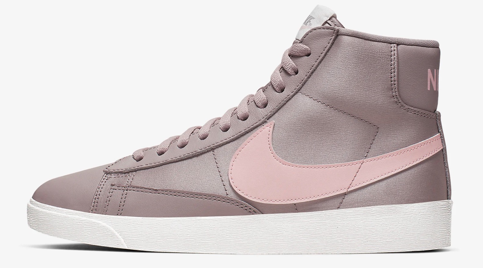 Nike Blazer Mid Premium Pumice/Summit White/Echo Pink side