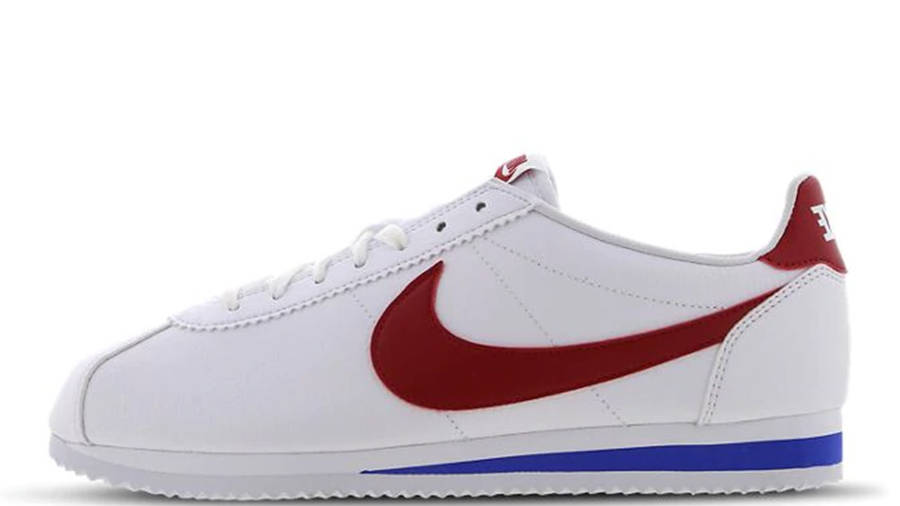 nike cortez mens red white blue