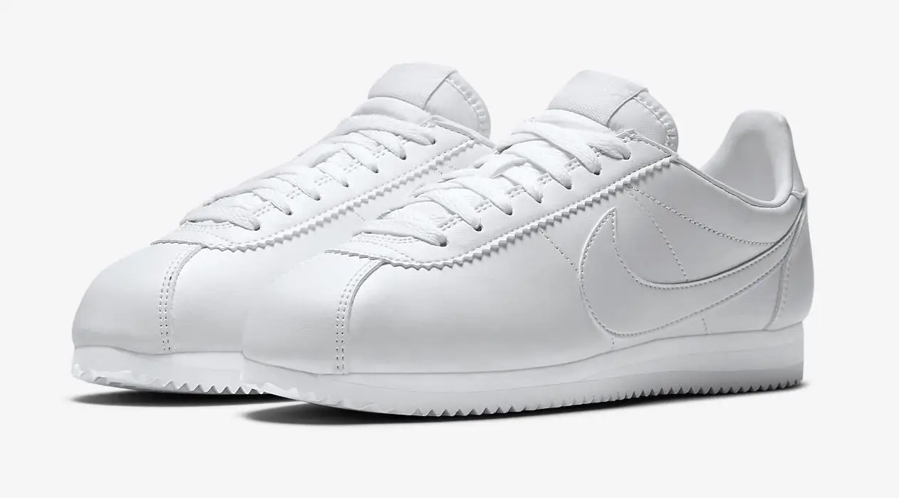 nike cortez moire white