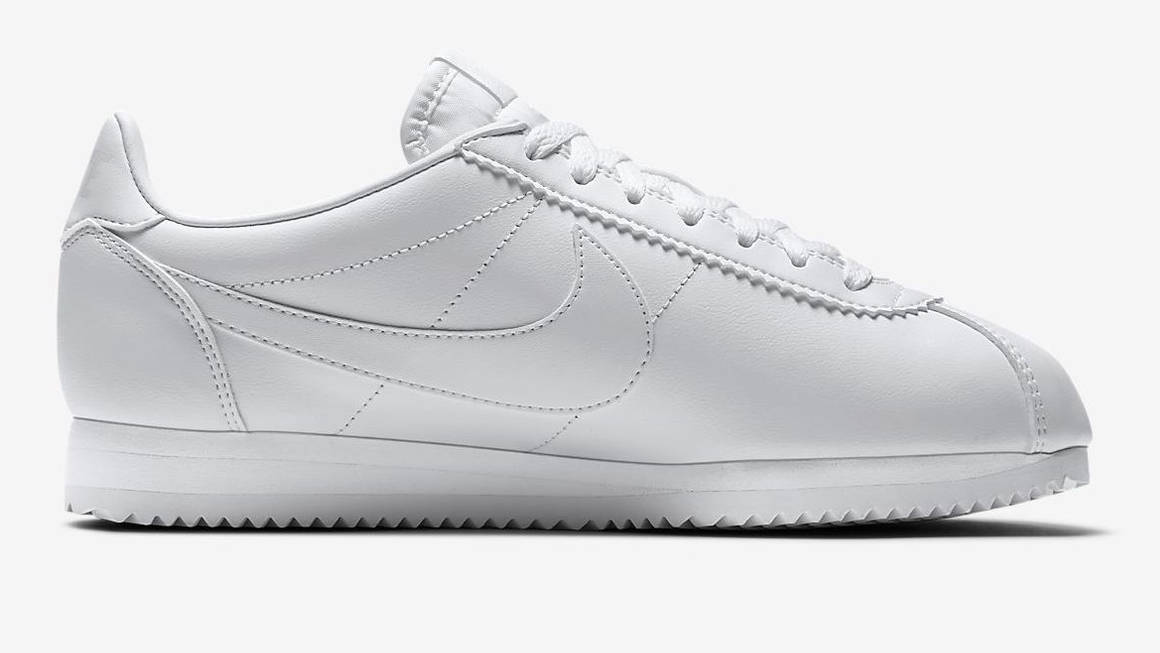Refresh Your Rotation With This Triple White Nike Cortez | The Sole ...