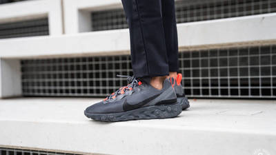 Nike React Element 55 Grey Black On Foot
