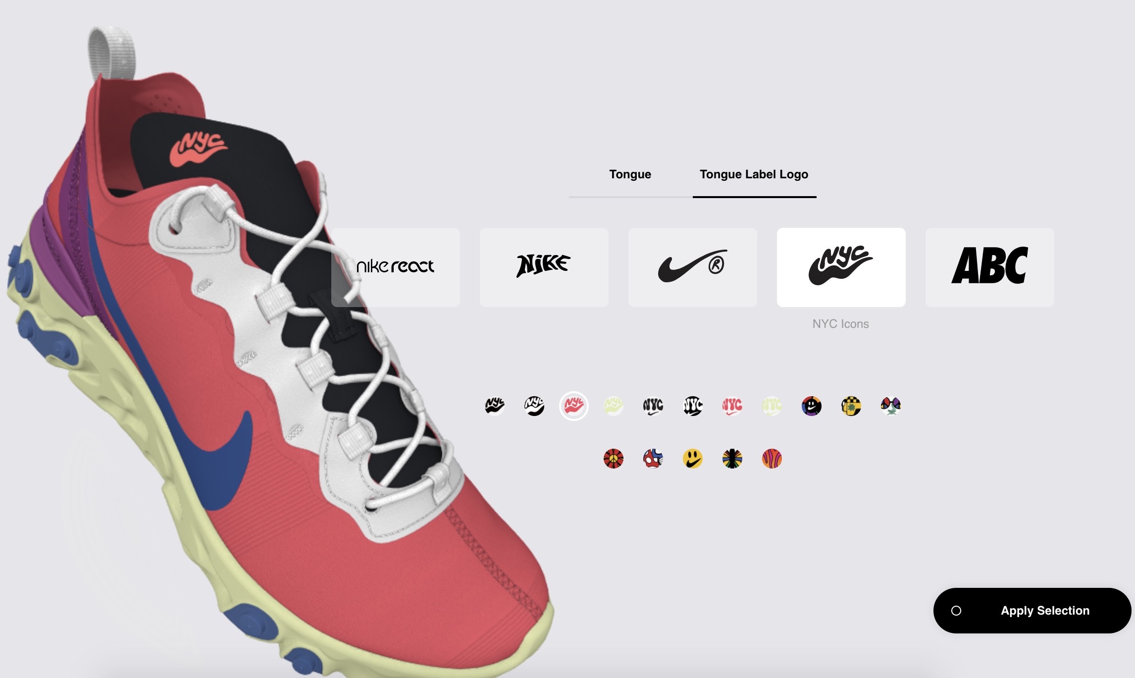 Nike React Element 55Psyched By You.