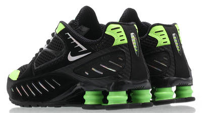 nike shox black green