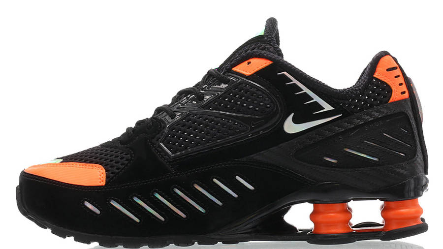 mens orange nike shox