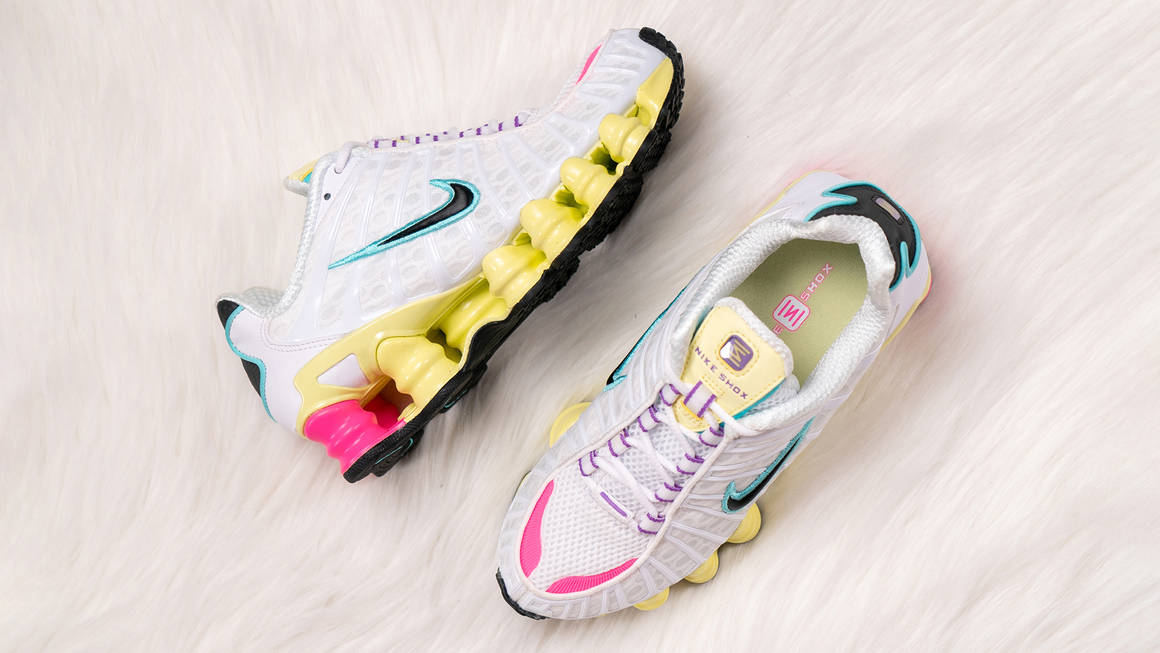 Add A Pop Of Colour To Your Rotation With These Multicoloured Nike Shox ...