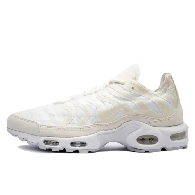 Nike tn white on sale leather