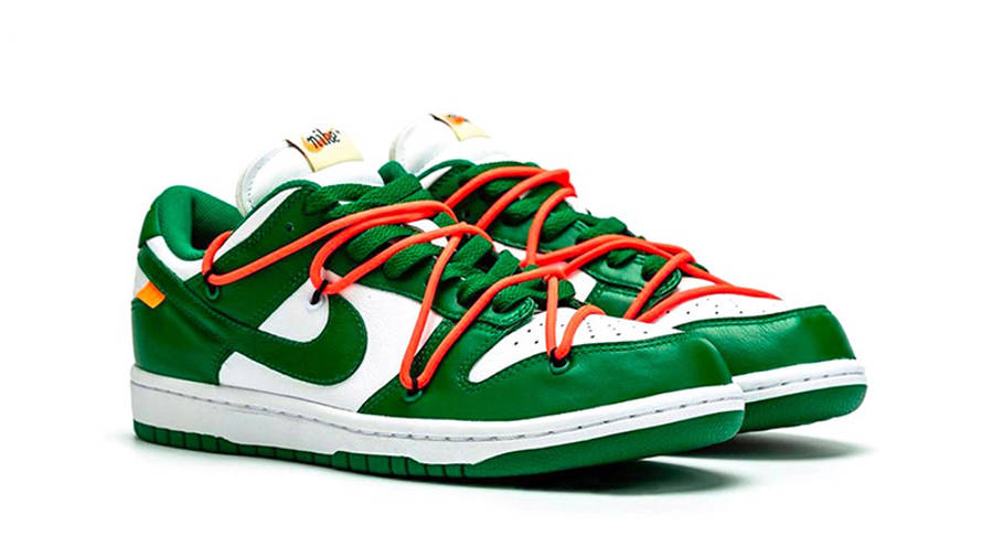 pine green nike dunk off white