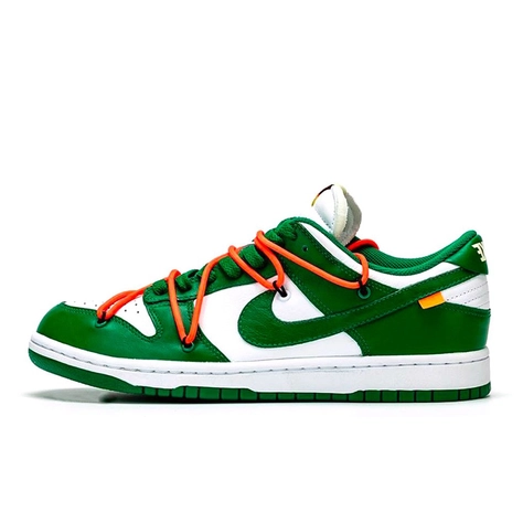 Off-White x green Nike Dunk Low Pine Green CT0856-100