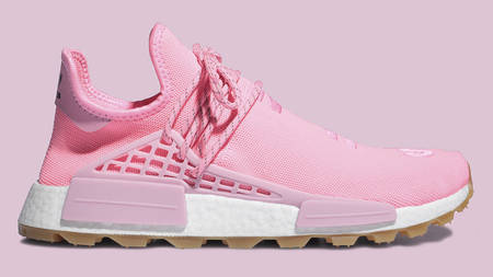 The Latest Pharrell x adidas NMD Hu Trail Gets Tinted In Pink