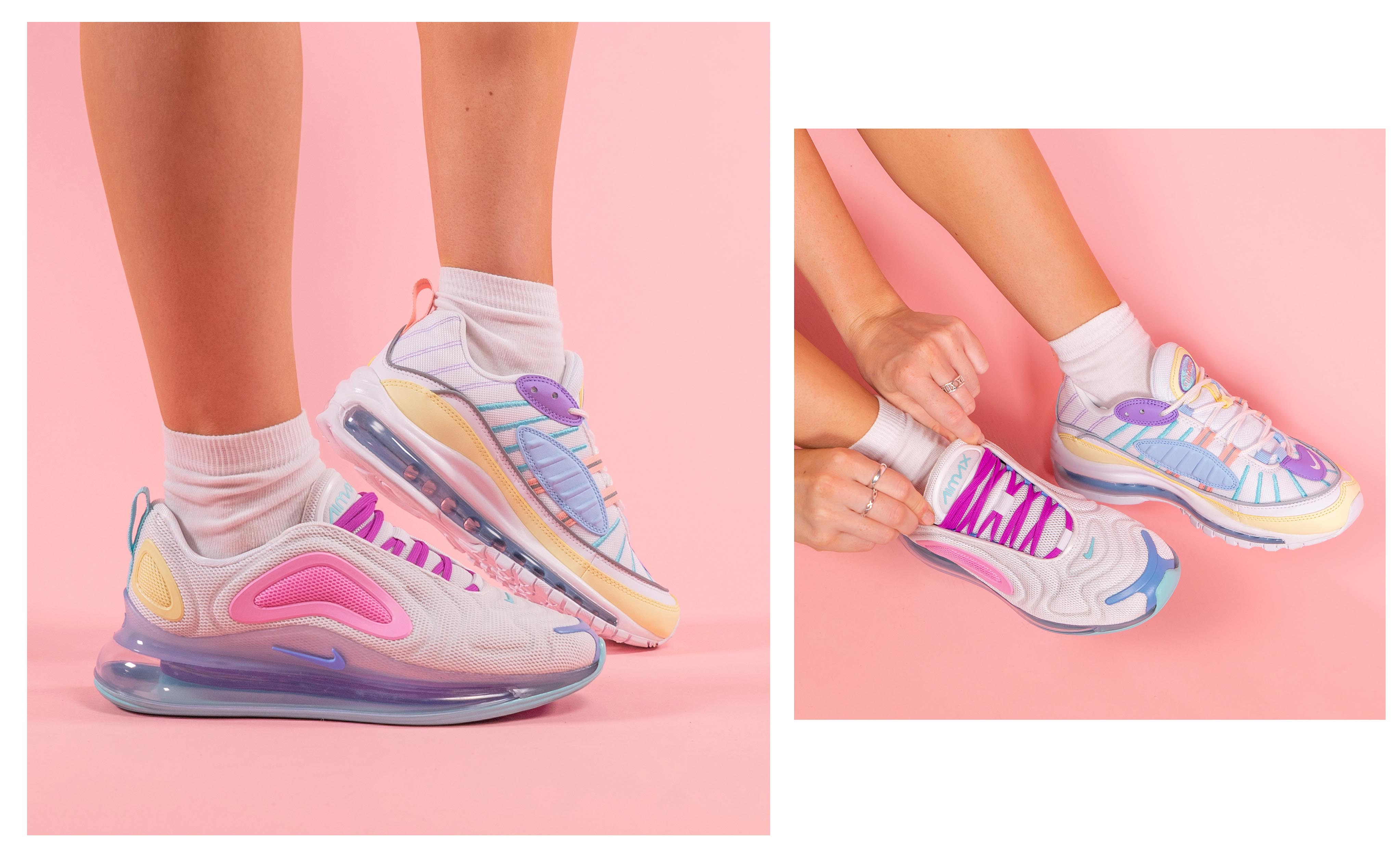 An Exclusive Closer Look At The Nike Air Max 98 & Air Max 720 Pastel Pack