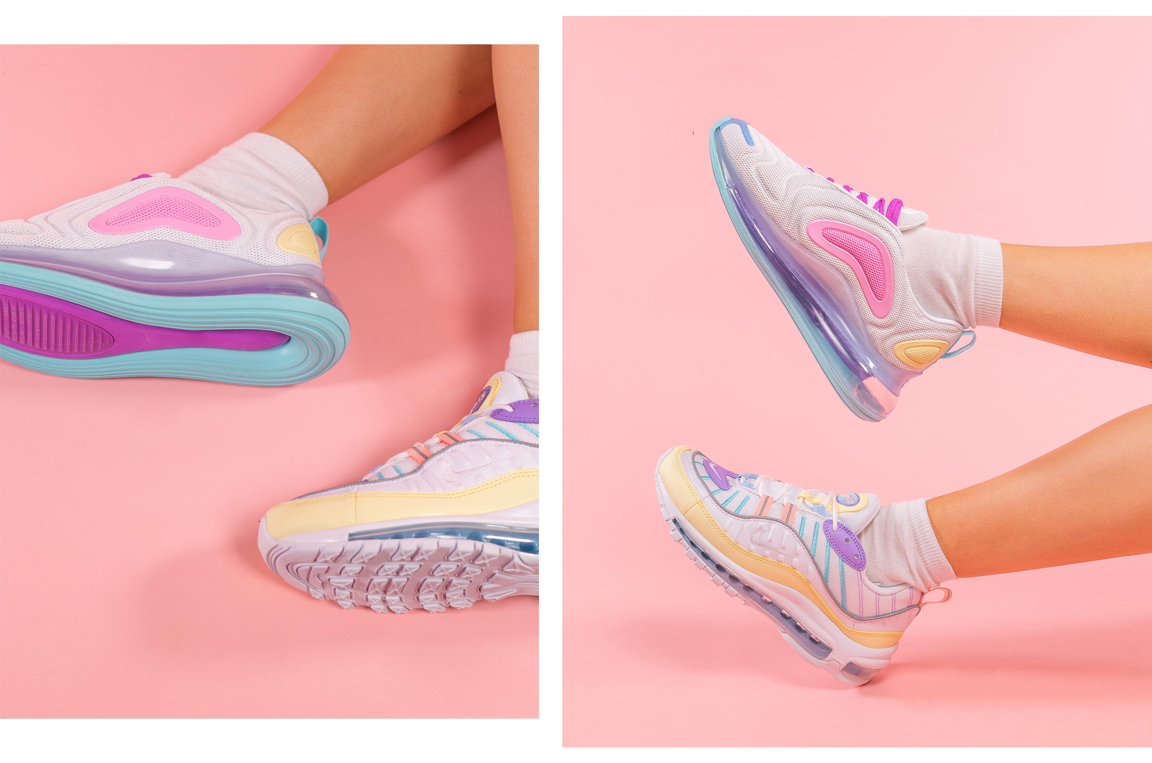 An Exclusive Closer Look At The Nike Air Max 98 & Air Max 720 Pastel Pack