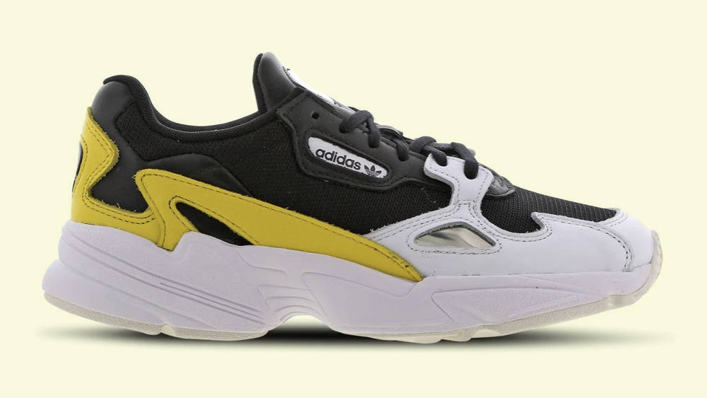 adidas Falcon Black Yellow copy