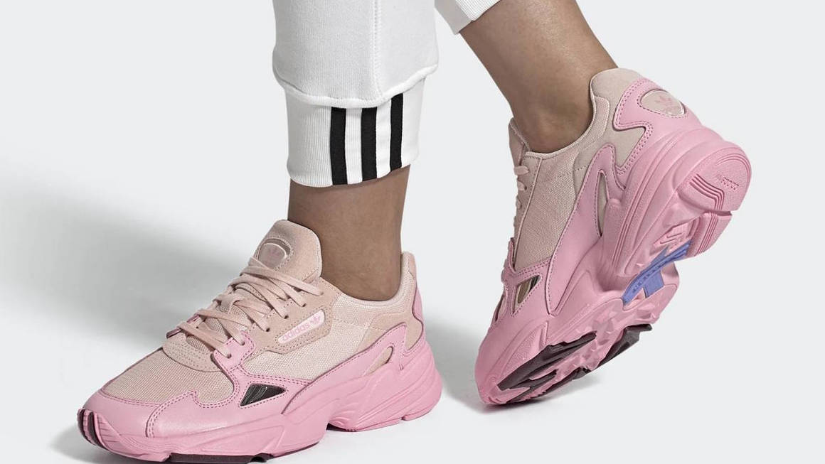 adidas falcon purple pink