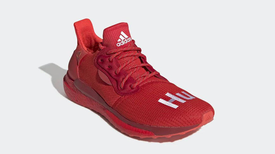 adidas pharrell williams sneakers red training shoes
