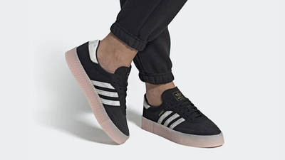 adidas sambarose black and pink