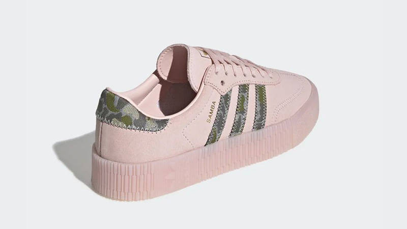 adidas gazelle silver green womens Adidas Samba Pink Cow: Customize Your Shoes main image 0