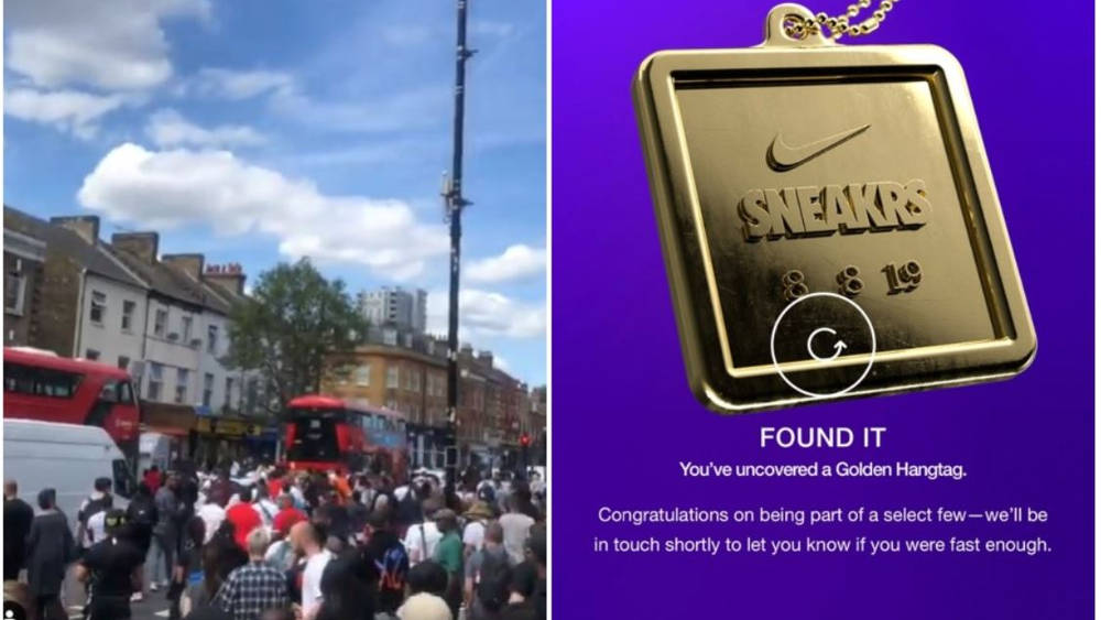 Hundreds Travel To Tottenham In Search Of Nike SNEAKRS Stash Hundreds Travel To Tottenham In Search Of Nike SNEAKRS Stash 1