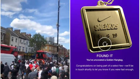 Hundreds Travel To Tottenham In Search Of Nike SNEAKRS Stash Hundreds Travel To Tottenham In Search Of Nike SNEAKRS Stash