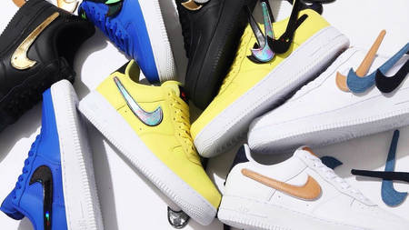 More Styles Of The Nike Air Force 1 'Removable Swoosh' Just Went Live