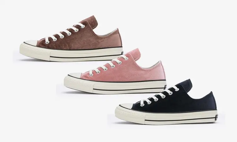 Velvet converse hot sale uk