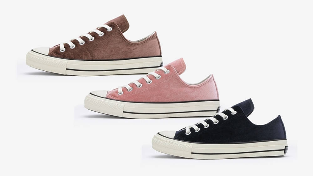 A Series Of Velvet Converse All Star Ox’s Are On Their Way