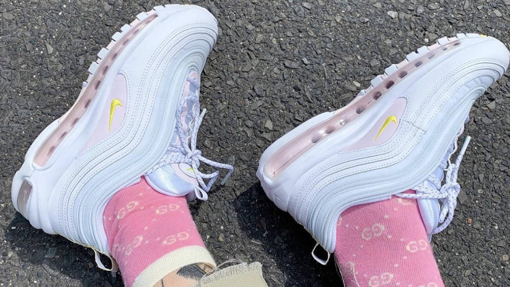 Air max 97 2024 pale pink opti yellow