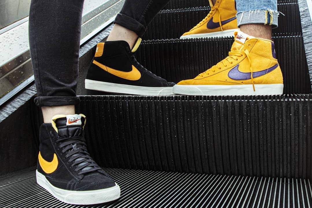 nike blazer black yellow