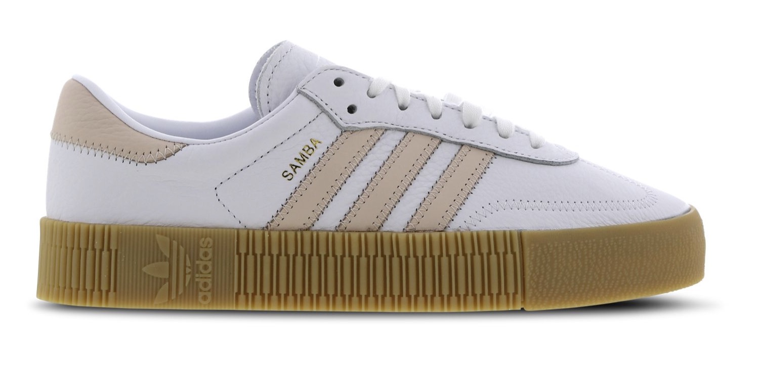 Be Quick To Get The Last Sizes Of This adidas Sambarose In White & Pink 4