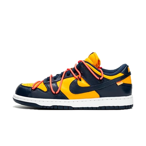 Off-White X green Nike Dunk Low University Gold | CT0856-700