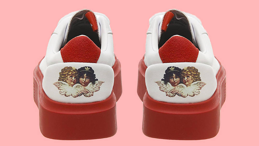 Fiorucci x adidas Sleek Super White Red Fiorucci x adidas Sleek Super White Red