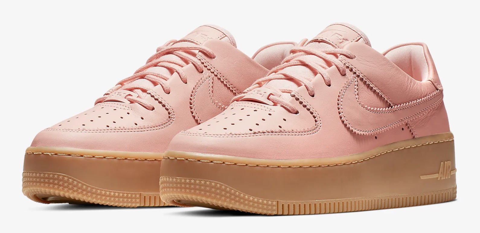 Get Nearly 50% Off This Pink Nike Air Force 1 Sage In Washed Coral 2