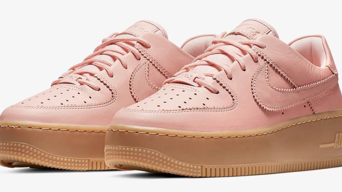 nike air force 1 sage pink and yellow