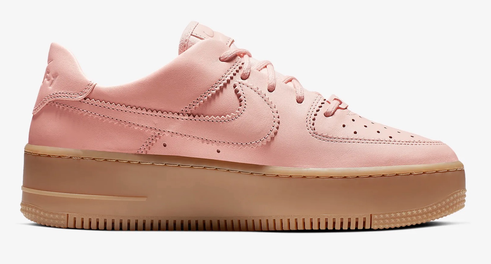 Get Nearly 50% Off This Pink Nike Air Force 1 Sage In Washed Coral 4