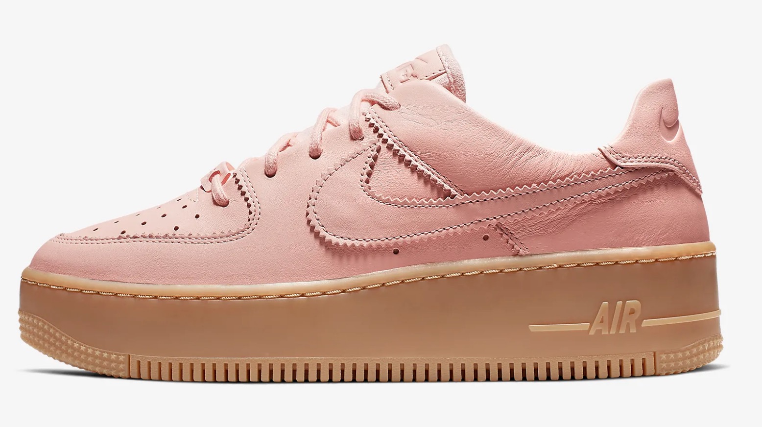 Get Nearly 50% Off This Pink Nike Air Force 1 Sage In Washed Coral 5